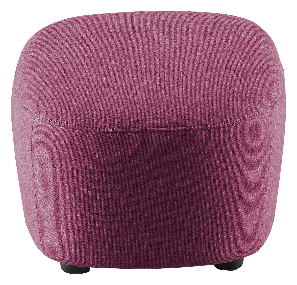 HOCKER Webstoff Violett  - Violett/Schwarz, Design, Kunststoff/Textil (54/41/57cm) - SetOne by Musterring