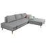 WOHNLANDSCHAFT in Textil Grau - Erlefarben/Naturfarben, Trend, Holz/Textil (313/215cm) - Xora WOHNLANDSCHAFT in Textil Grau - Erlefarben/Naturfarben, Trend, Holz/Textil (313/215cm) - Xora