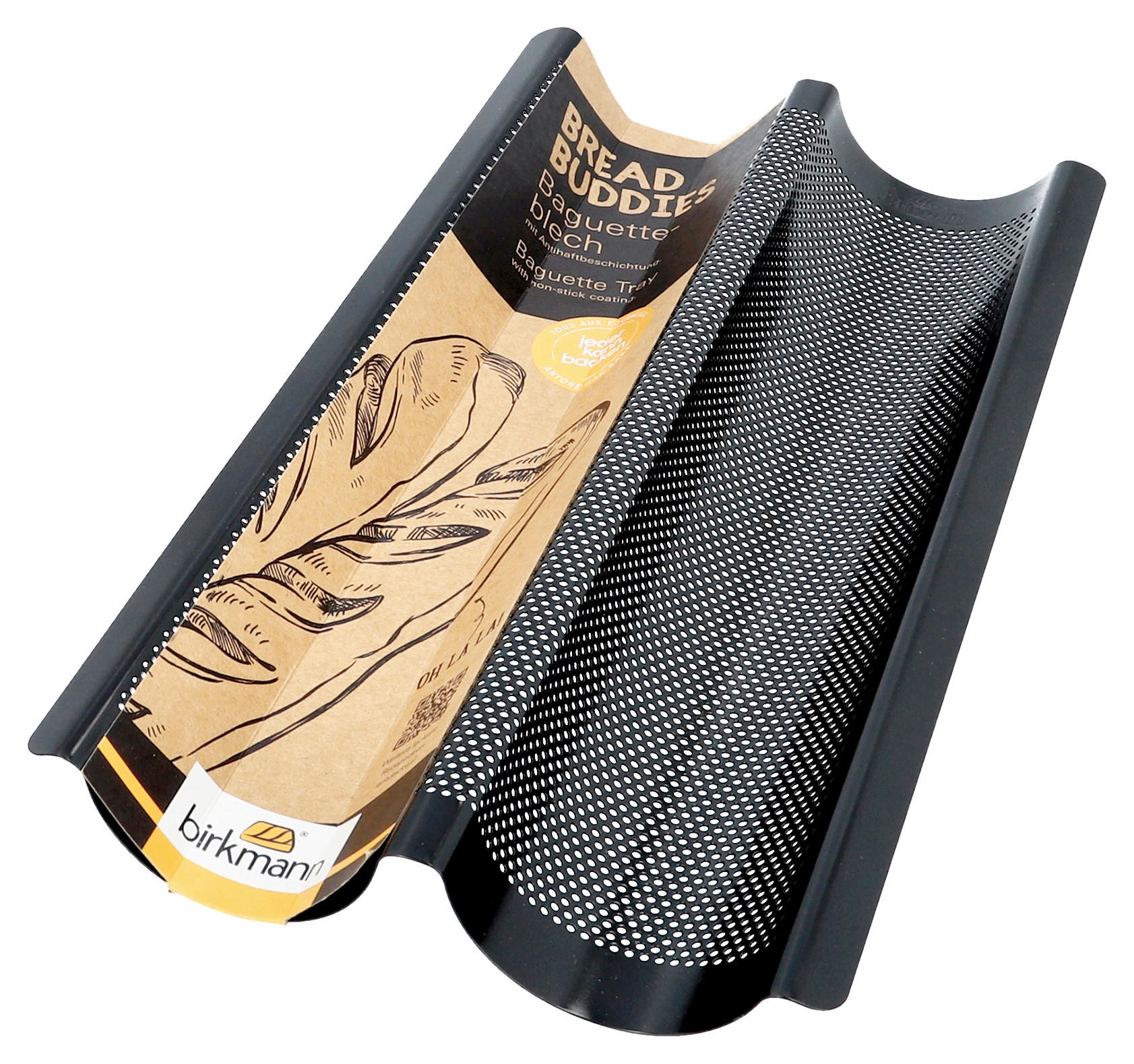 BAKPLÅT - antracit, Basics, metall (36,9/2,6/16,2cm) - Birkmann