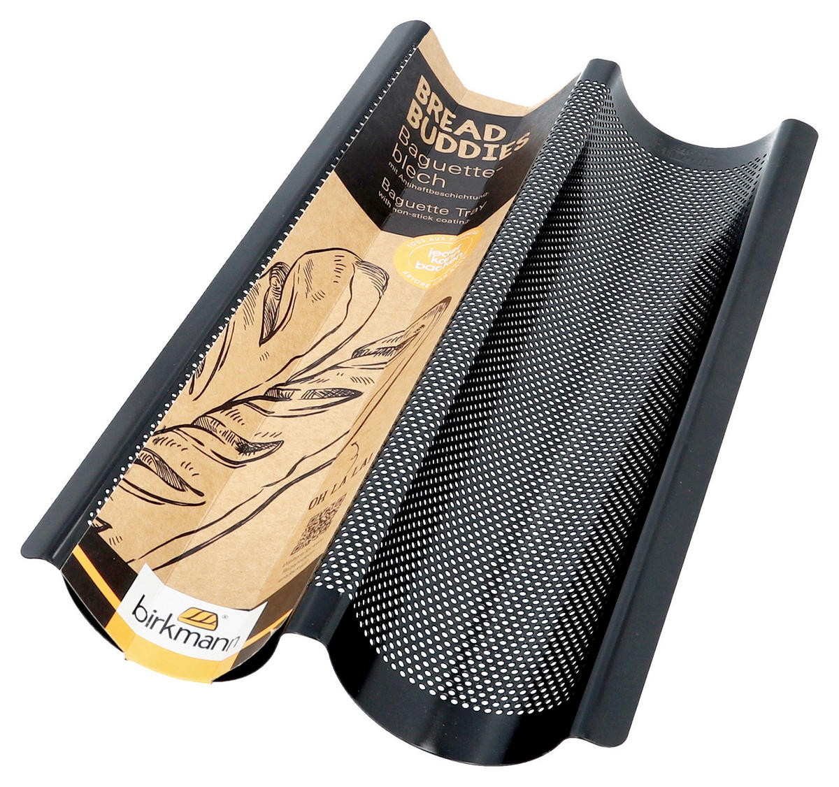 BAKPLÅT - antracit, Basics, metall (36,9/2,6/16,2cm) - Birkmann