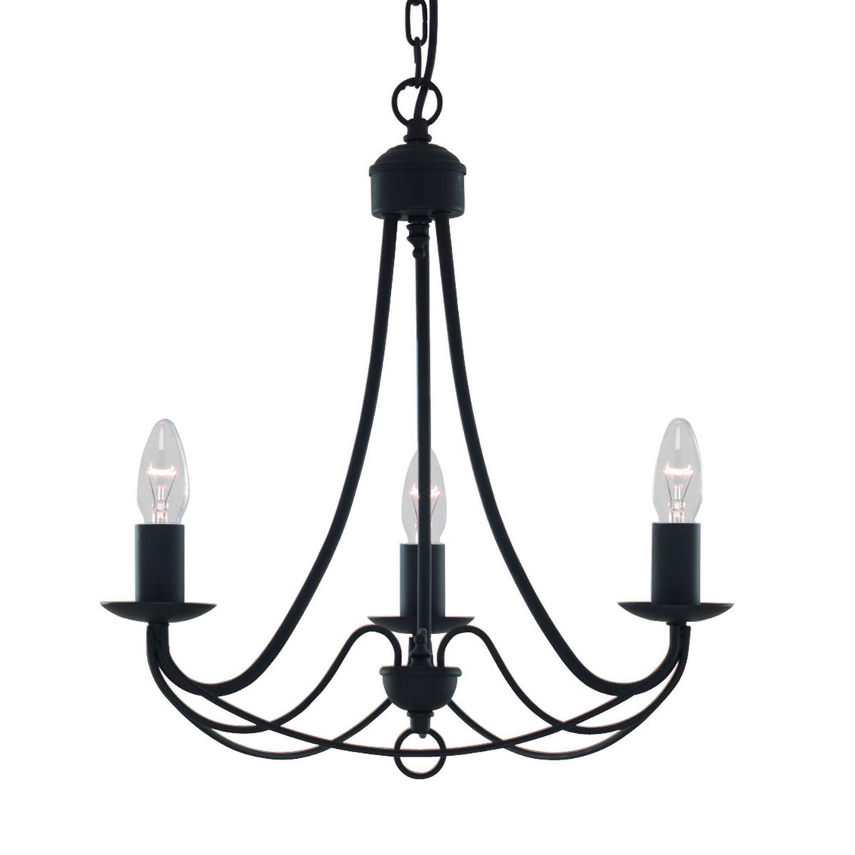 LESTENEC  Maypole      46/100 cm      E14 - črna, Trendi, kovina (46/100cm)