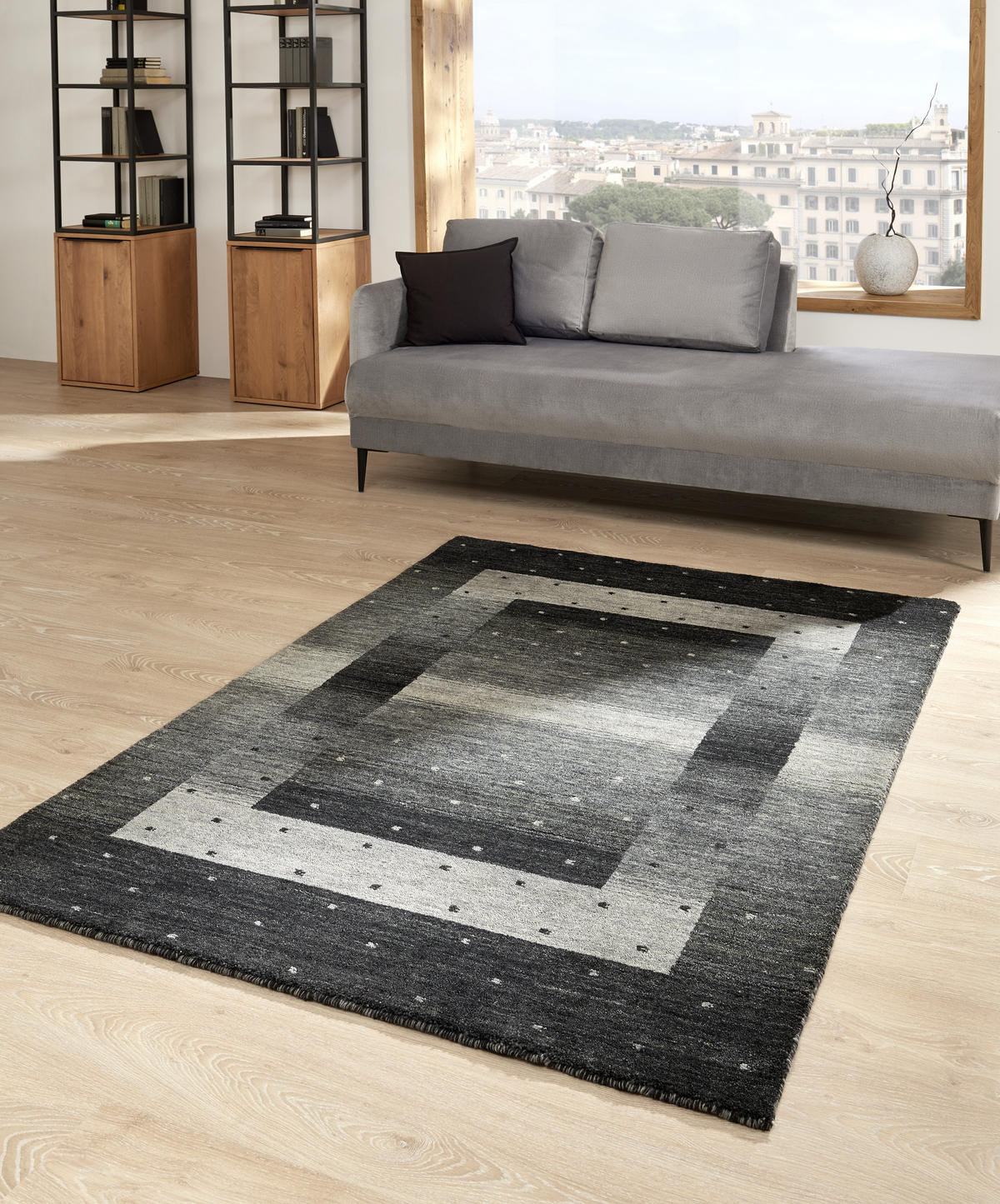 ORIENTÁLNY KOBEREC, 120/180 cm, čierna - čierna, Konventionell, textil (120/180cm) - Cazaris