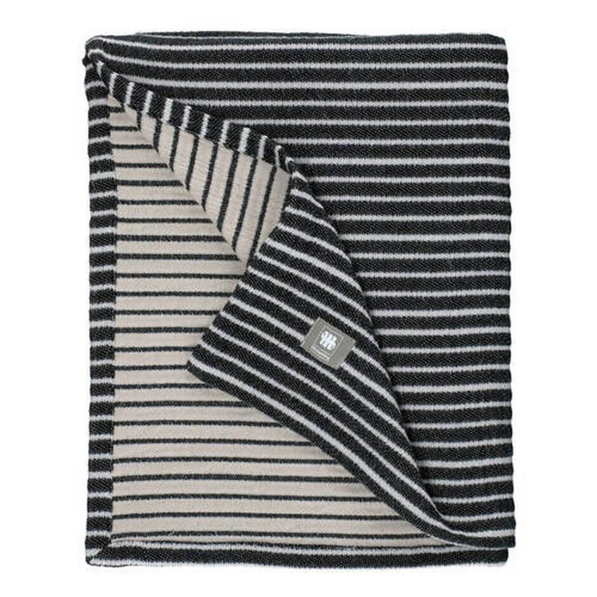 PLAID MUSTERRING 130/170 cm  - Schwarz/Weiß, Design, Textil (130/170cm) - Musterring