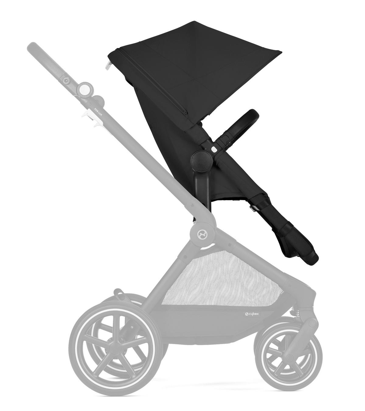 KINDERWAGENSET EOS LUX  - Schwarz, Basics, Textil/Metall (85/61/116cm) - Cybex