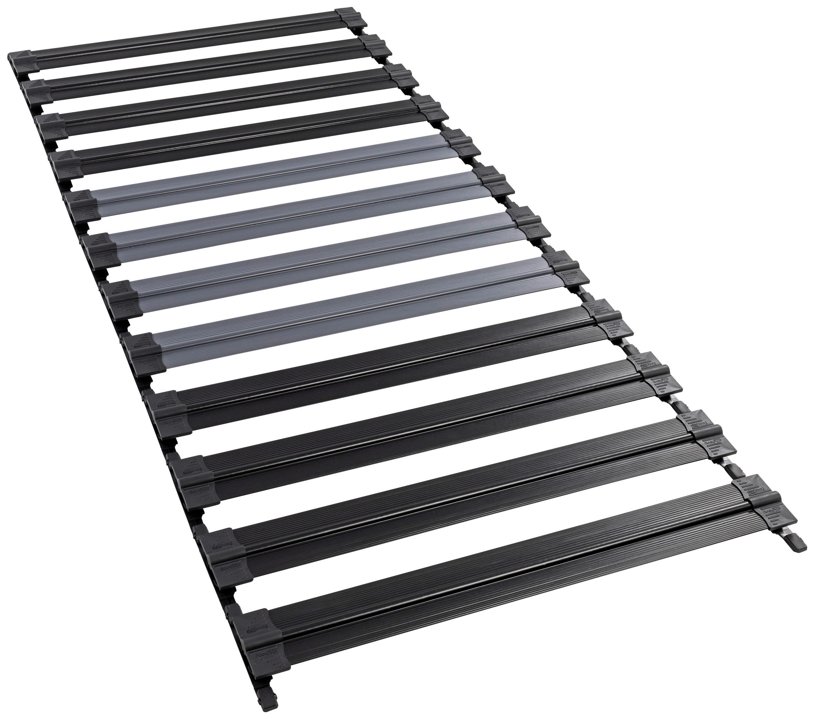 ROLLROST 90/200 cm  - Schwarz/Grau, Basics, Kunststoff (90/200cm) - Boxxx