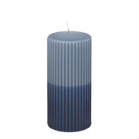 KERZE - Pastellblau, Basics, Paraffin (6,7/15,0cm) - Steinhart