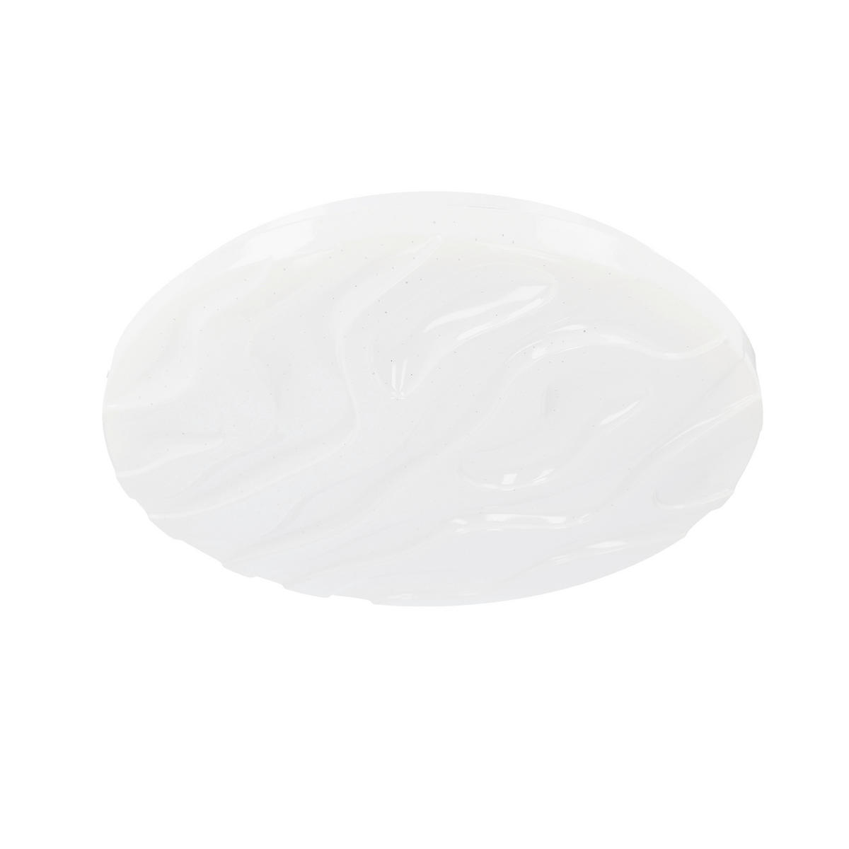 LED-TAKLAMPA Nevada 29/29/6 cm  - vit, Klassisk, metall/plast (29/29/6cm)