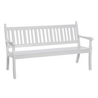 GARTENBANK 160/88/69 cm   - Weiß, Basics, Kunststoff (160/88/69cm) - Modante