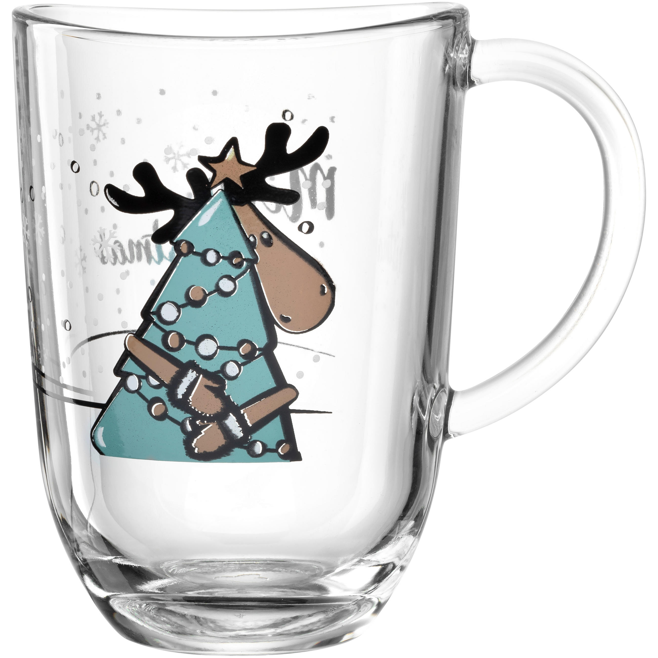 TASSE 380 ml  - Multicolor, Design, Glas (13,7/17,0/8,8cm) - Leonardo