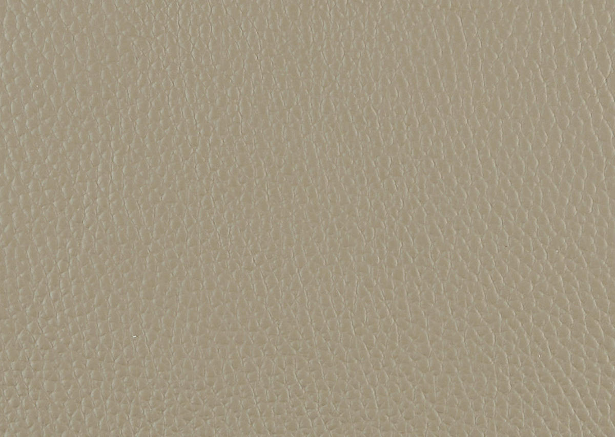 3-SITZER-SOFA Echtleder Beige  - Beige/Schwarz, Design, Leder/Metall (210/79/104cm) - Belluti