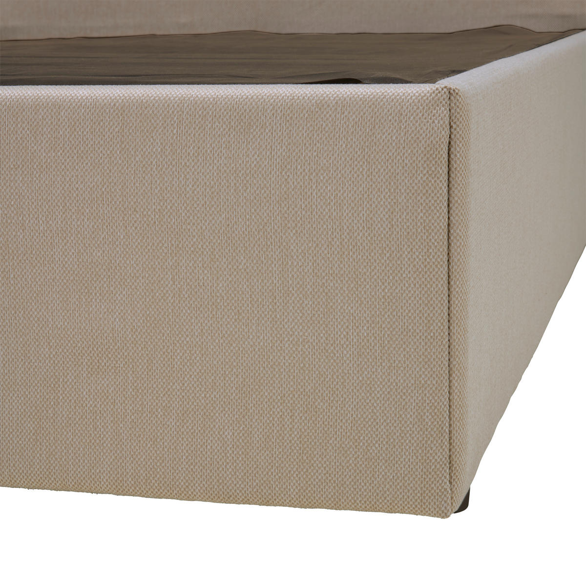 BOX-ÁGY 140/200 cm  bézs  - bézs, Konventionell, textil/fa (140/200cm) - P & B