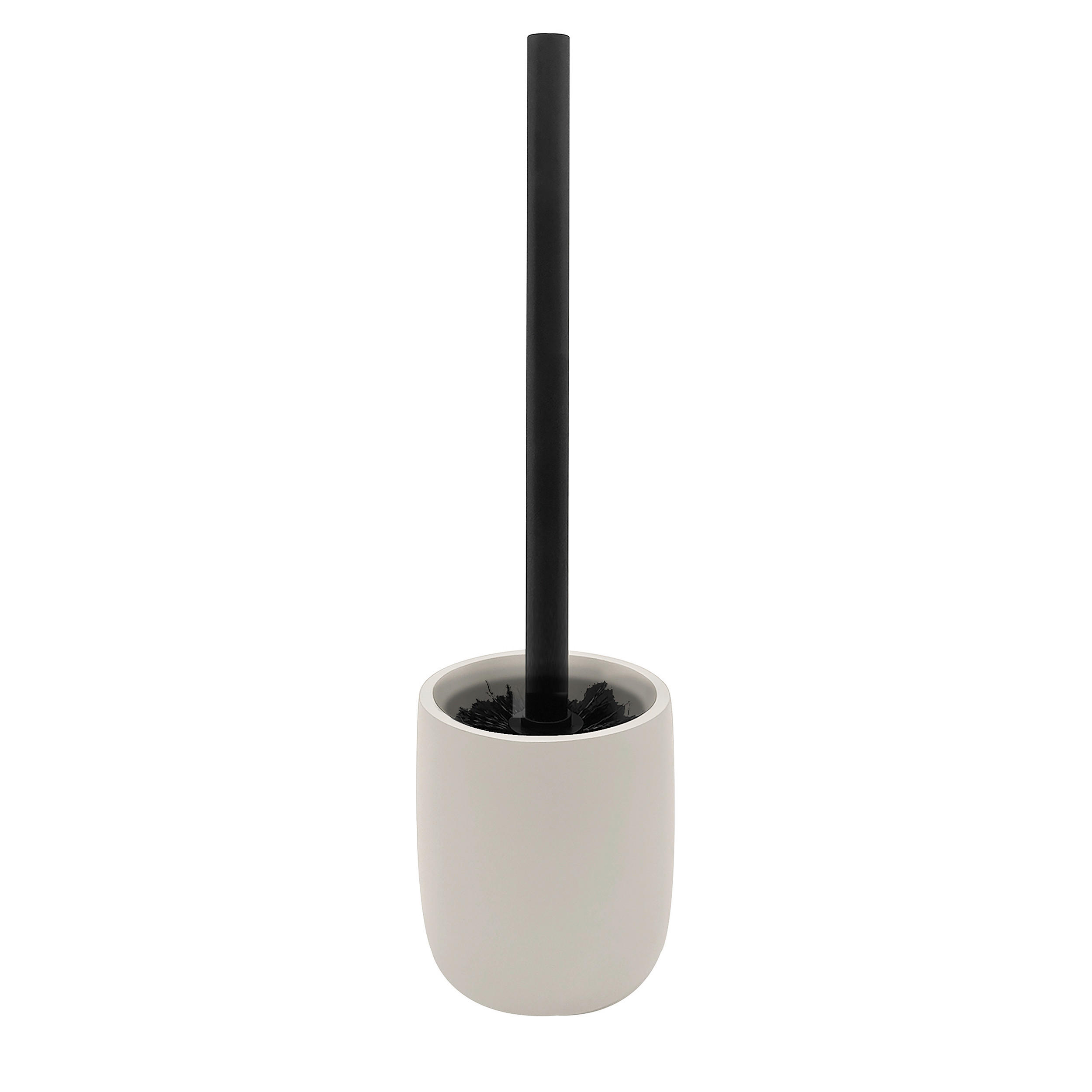 WC-BÜRSTENHALTER in   Kunststoff  - Greige, Basics, Kunststoff (10/38cm) - Spirella