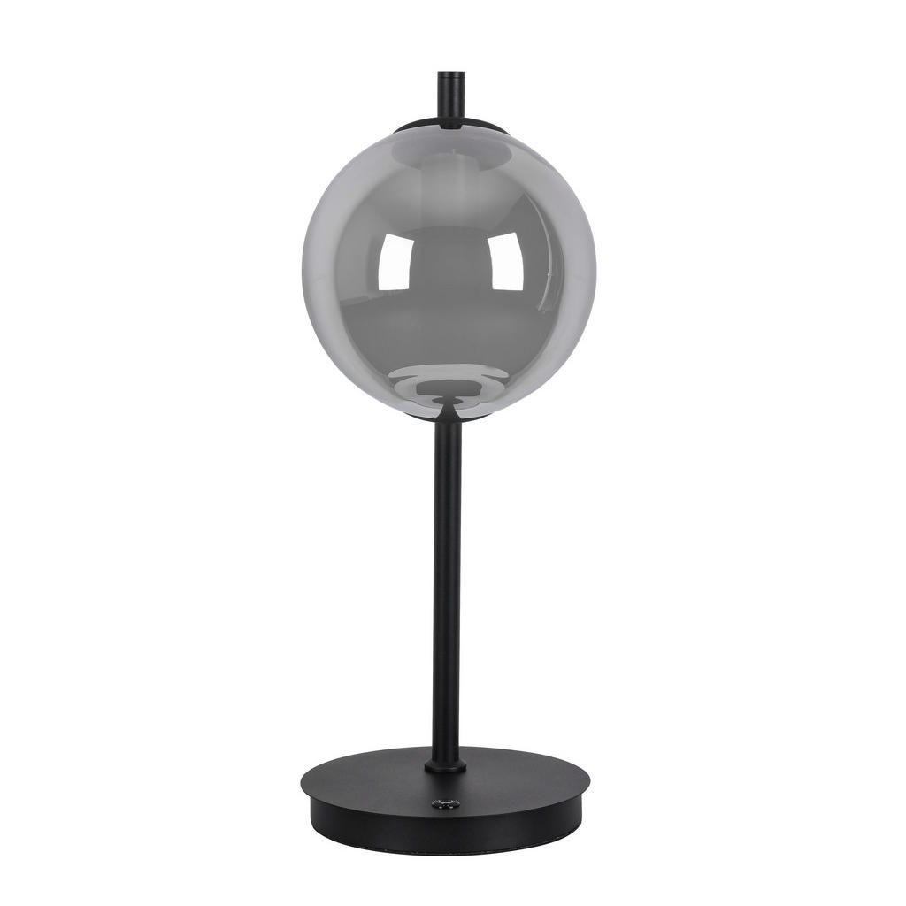 Dieter Knoll STOLNÍ LED LAMPA, dotykový stmívač, 20/51 cm - černá,barvy chromu