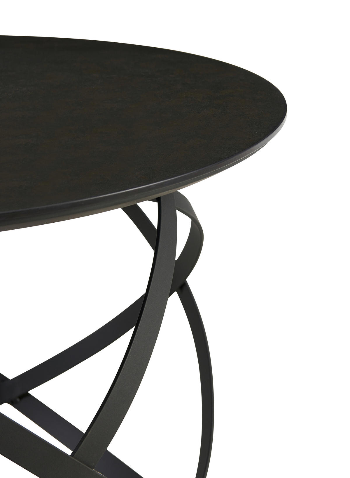 COUCHTISCH in Metall, Keramik 70/70/45 cm  - Schwarz, Design, Keramik/Metall (70/70/45cm) - Livetastic
