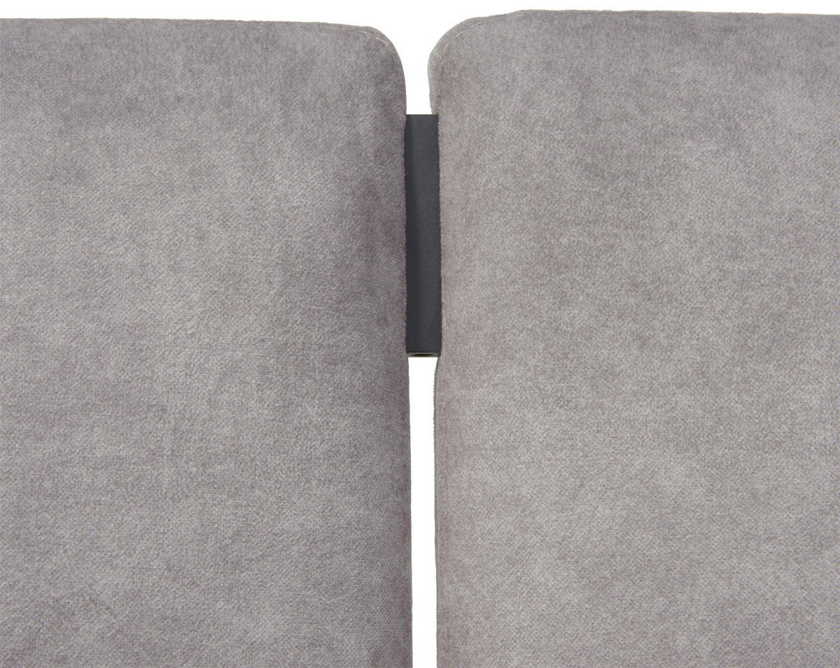 SCHWINGSTUHL  in Stahl Velours  - Anthrazit/Grau, Design, Textil/Metall (47/91/60cm) - Venjakob