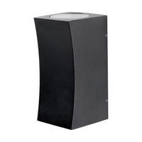 KÜLTÉRI FALILÁMPA - antracit/átlátszó, Basics, műanyag/fém (15/7,5/8cm)