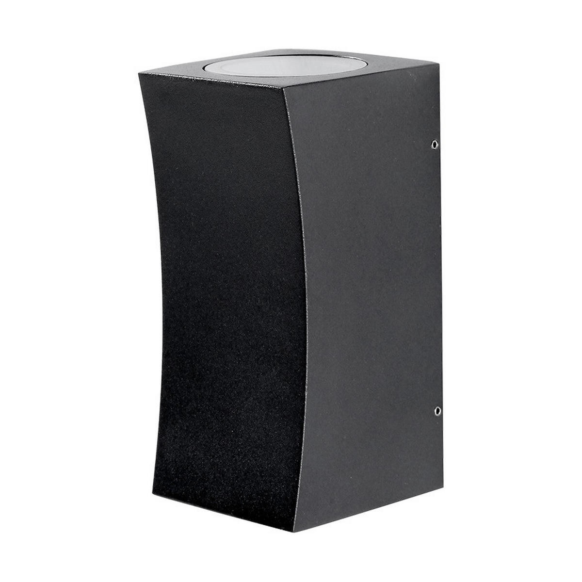 KÜLTÉRI FALILÁMPA - antracit/átlátszó, Basics, műanyag/fém (15/7,5/8cm)