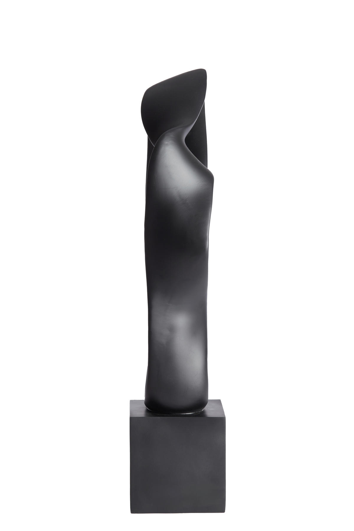 SKULPTUR - Schwarz, Basics, Kunststoff (21,5/15/69,5cm) - Light & Living
