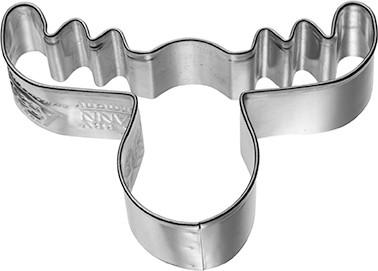KEKSAUSSTECHFORM - Edelstahlfarben, Basics, Metall (6,8/2,2/4cm) - Birkmann