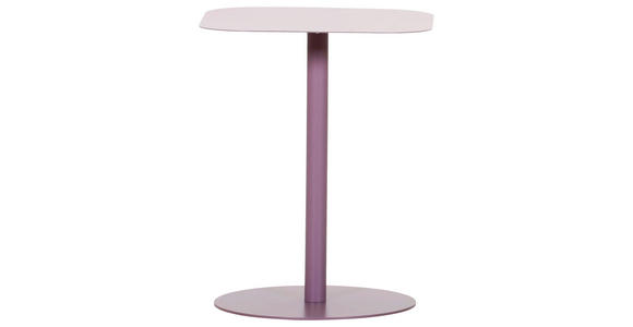 BEISTELLTISCH 40/40/50 cm Lila organisch  - Lila, Design, Metall (40/40/50cm) - Landscape
