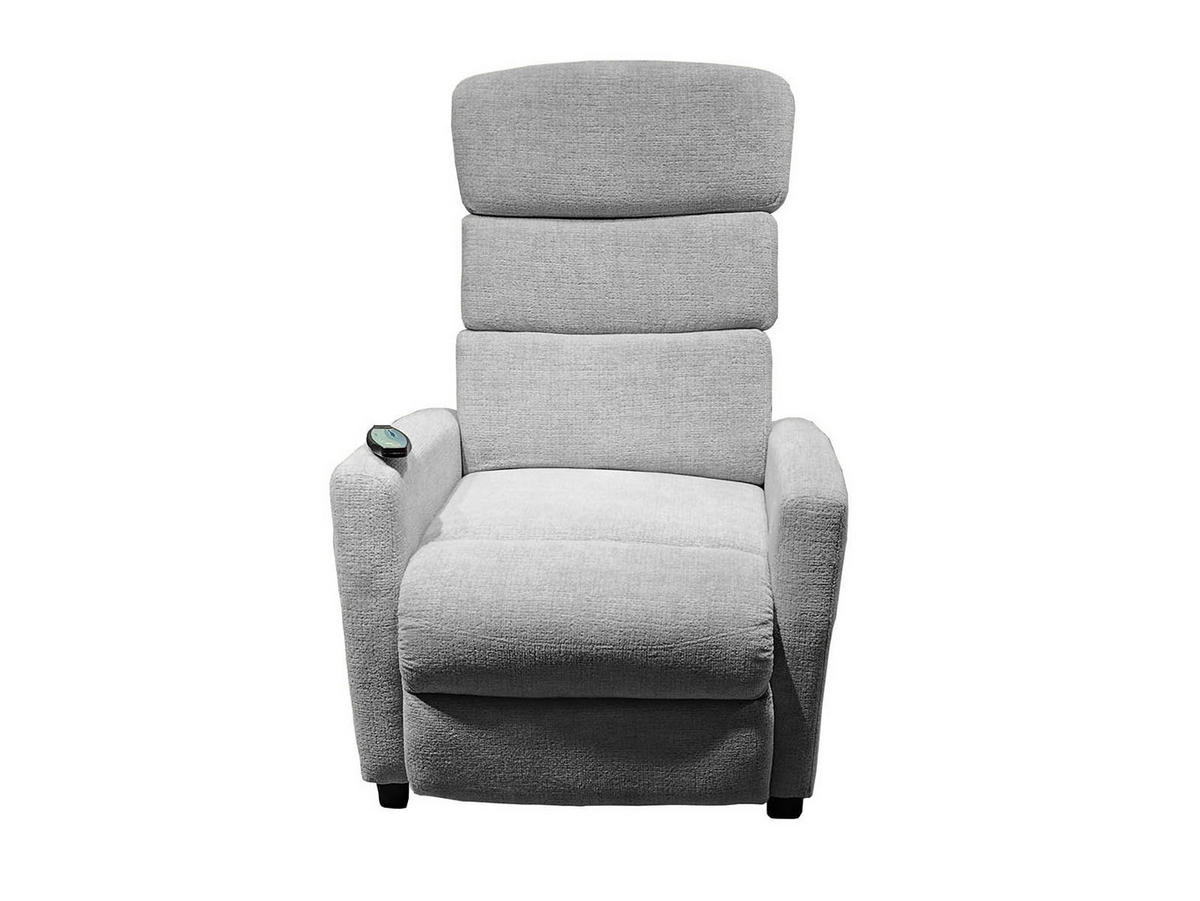 MASAŽNA FOTELJA 75/108-75/95-165 cm , siva  - siva, Dizajnerski, tekstil (75/108-75/95-165cm) - Xora