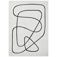 WEBTEPPICH 133/200 cm Artist Schwarz, Weiß  - Schwarz/Weiß, Design, Textil (133/200cm) - Esprit