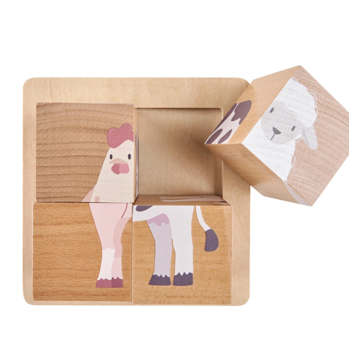 PUZZLE  - Multicolor, Trend, Holz/Holzwerkstoff - Avelia