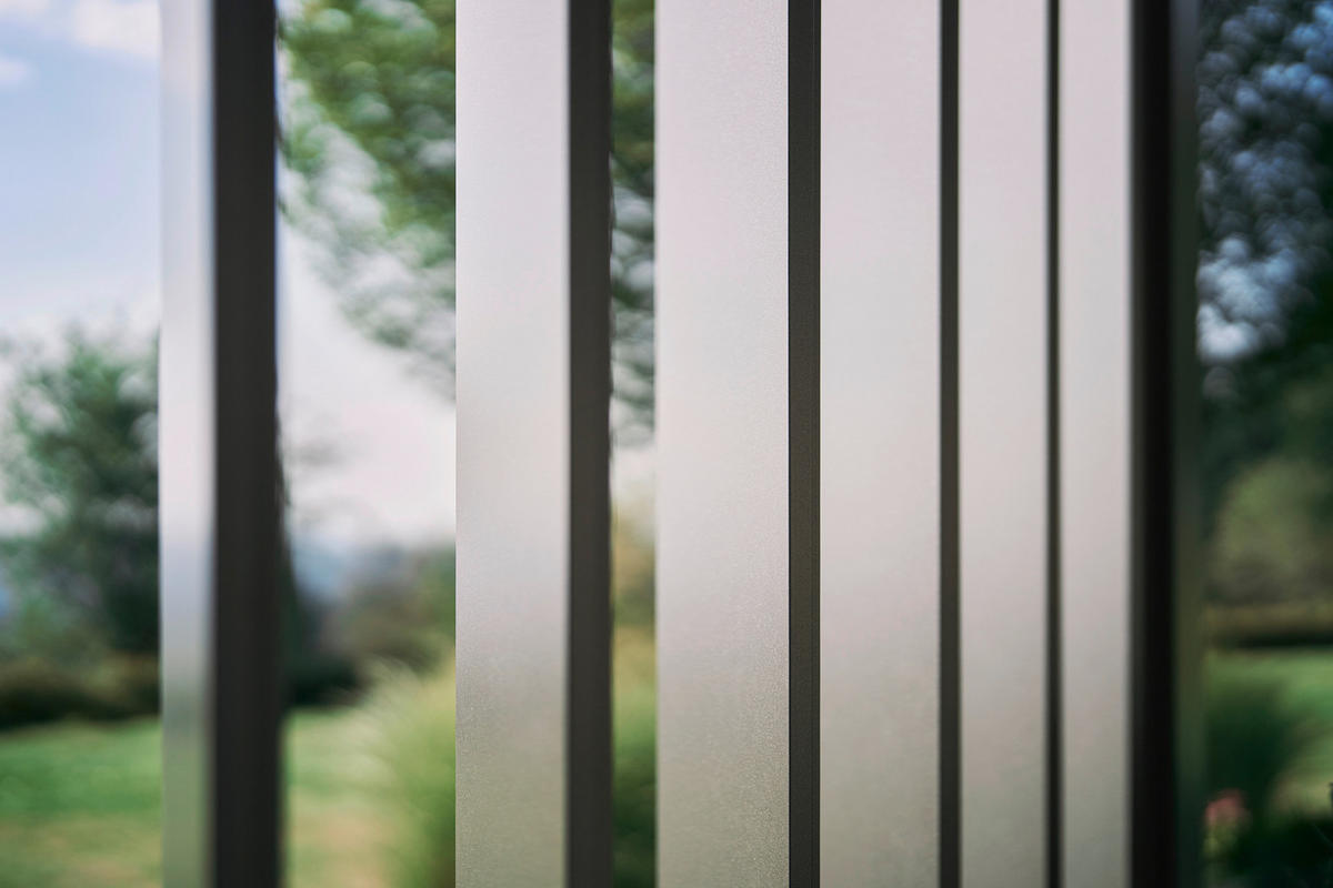 PAVILLON-SEITENTEIL - Dunkelgrau, Design, Metall (235/10/272cm) - Biohort