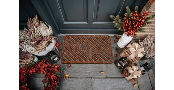 KOKOSMATTE 40/60 cm Mix Mats  - Hellbraun, Basics, Naturmaterialien/Metall (40/60cm) - Esposa