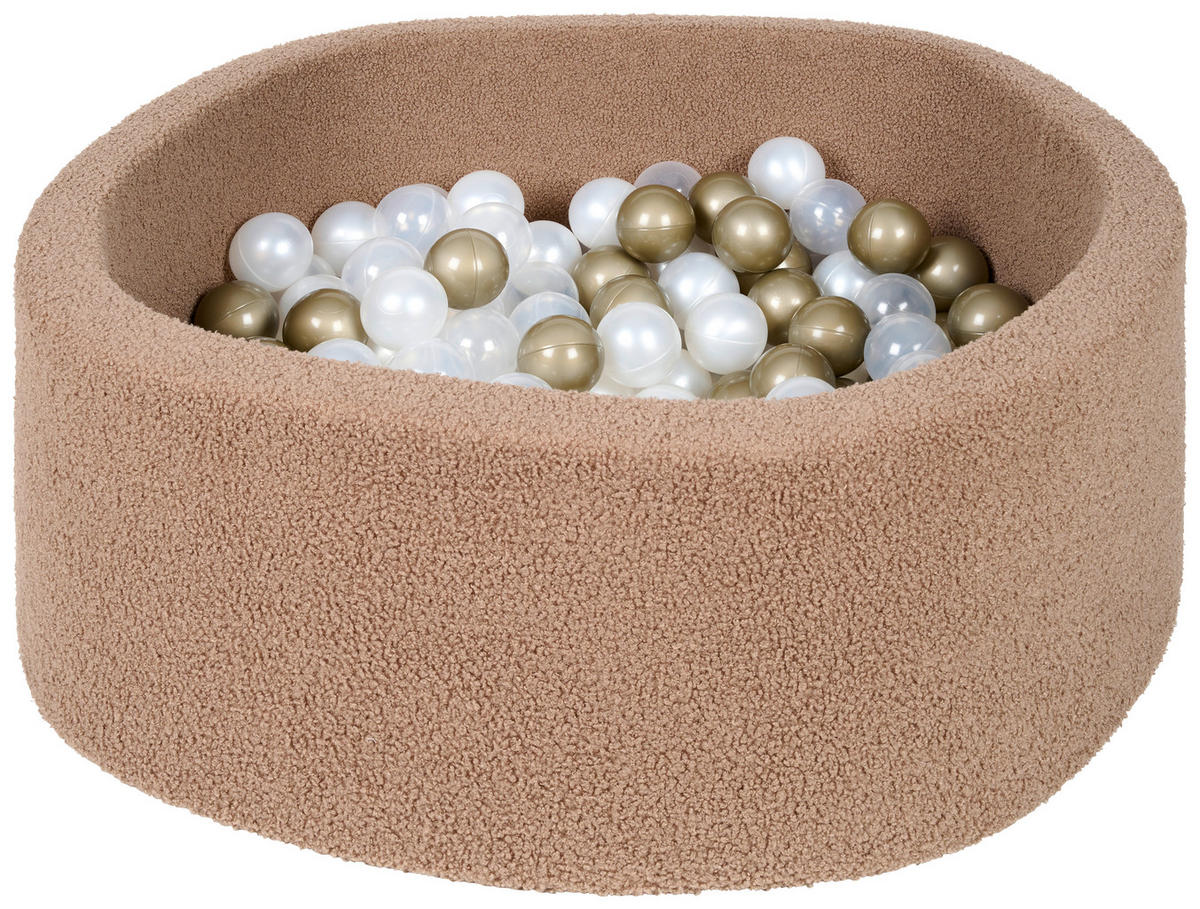 BAZEN S LOPTICAMA   - boje sedefa/cappuccino, Basics, tekstil/plastika (90/30cm) - My Baby Lou