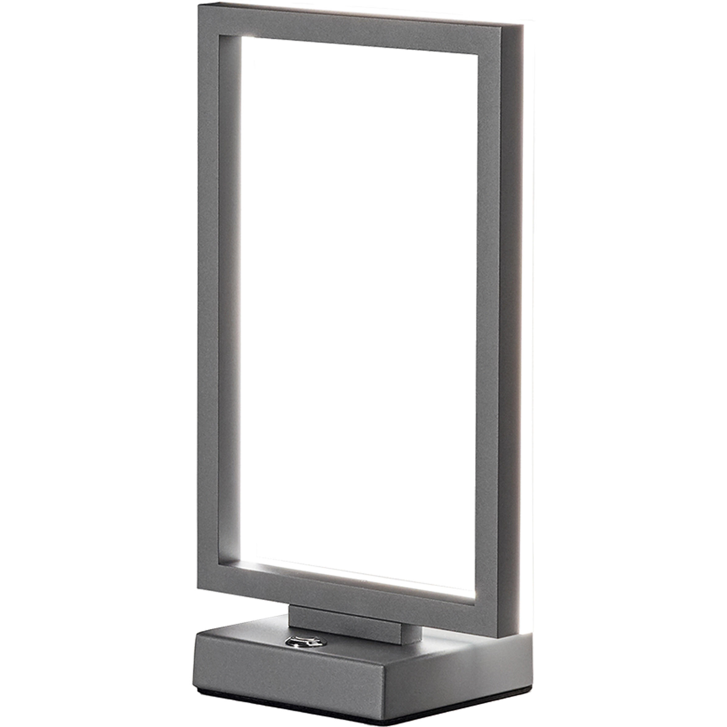 TISCHLEUCHTE Bard 17/11/30 cm   - Anthrazit, Basics, Kunststoff/Metall (17/11/30cm) - Fabas Luce