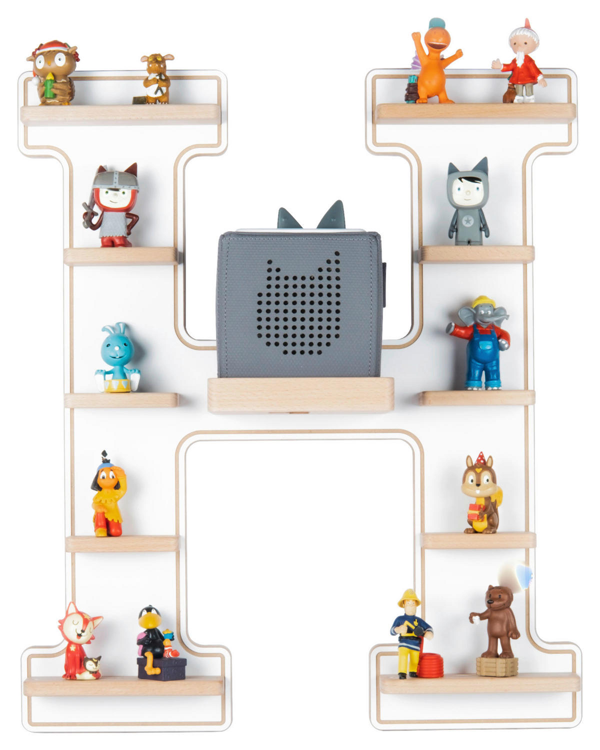 KINDERREGAL  - Weiss, Modern, Holzwerkstoff (46/54/19cm) - MID.YOU