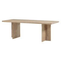 ESSTISCH 220/90/76 cm Echtholz  Holz in verschiedenen Größen erhältlich rechteckig Naturfarben  - Naturfarben, MODERN, Holz (220/90/76cm) - Livetastic