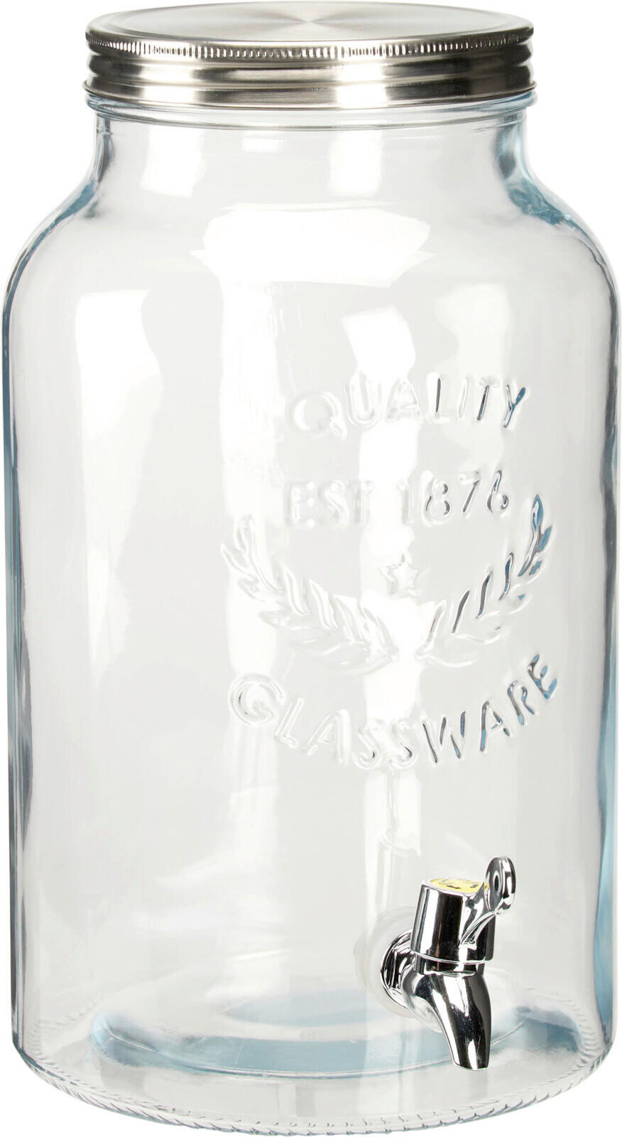 DÁVKOVAČ NÁPOJOV   - priehľadné, Basics, sklo (18.5/18.5/31cm)