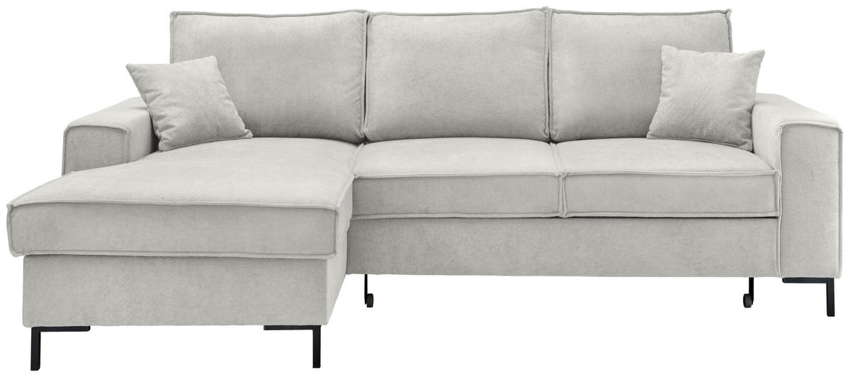 KUTNA GARNITURA tekstil  bež   - bež/crna, Moderno, tekstil/metal (150/240cm) - Livetastic