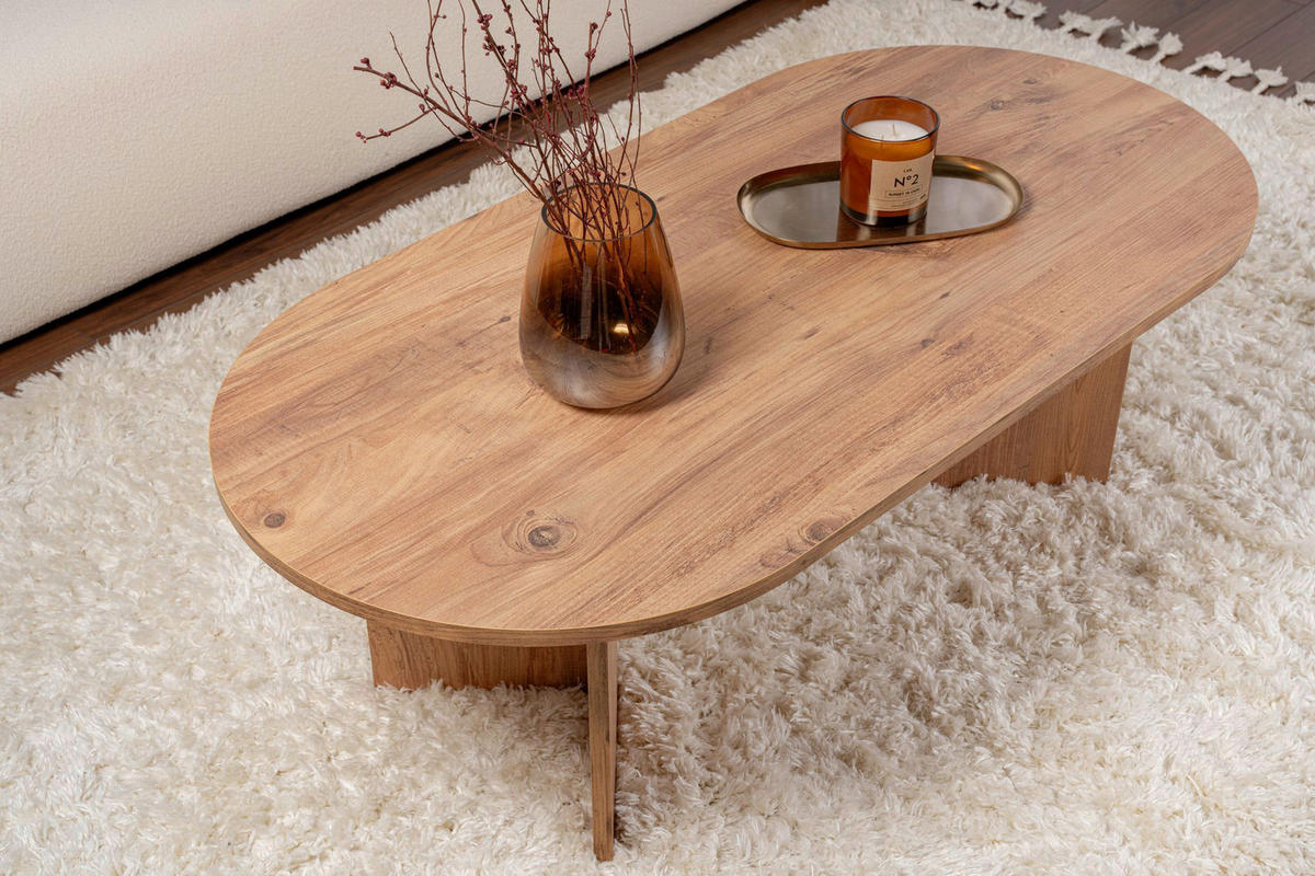 COUCHTISCH Pinienfarben  - Pinienfarben, Design, Holzwerkstoff (119/40/60cm) - MID.YOU