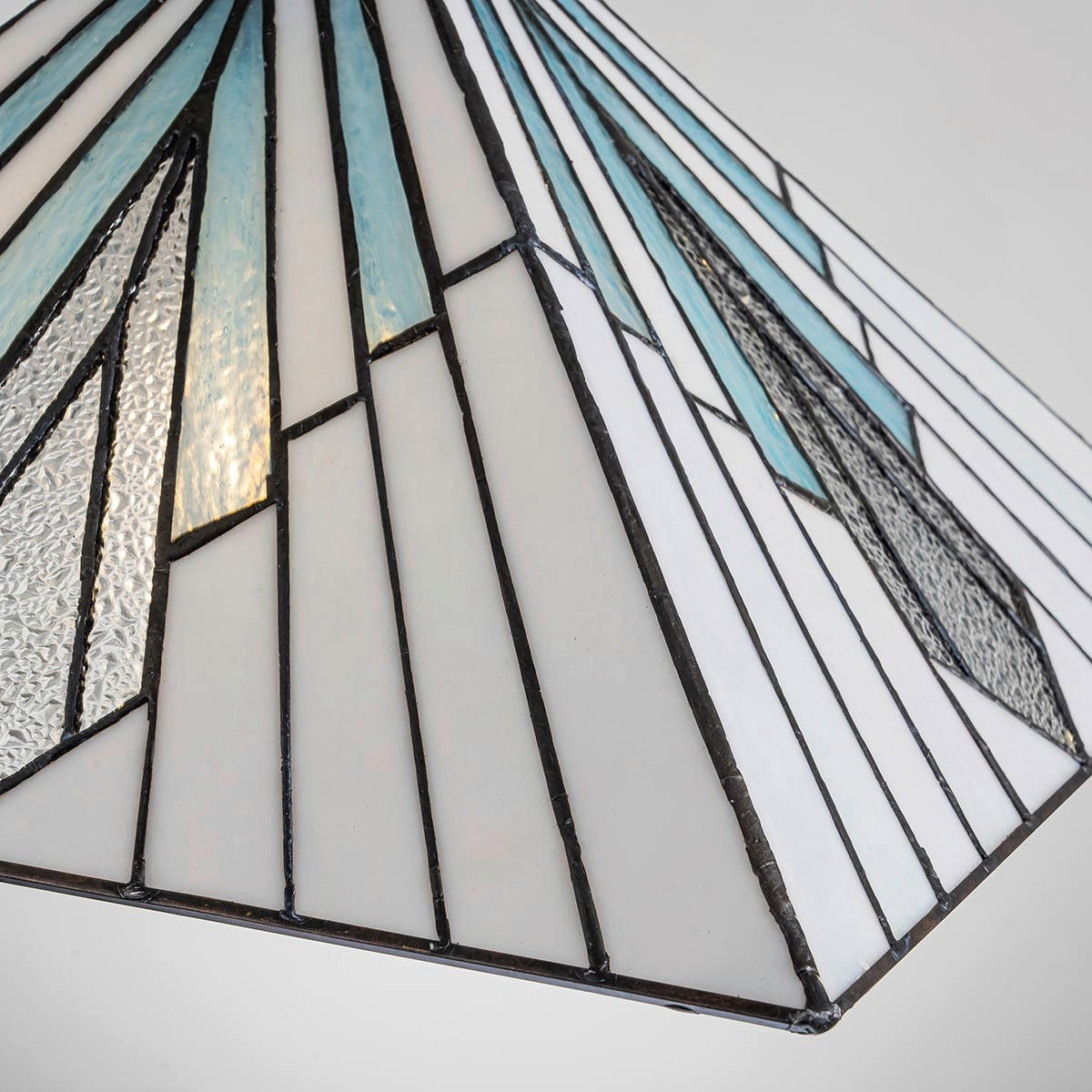 HÄNGELEUCHTE 38/180 cm  - Dunkelbraun/Multicolor, KONVENTIONELL, Glas/Metall (38/180cm) - Elstead Lighting