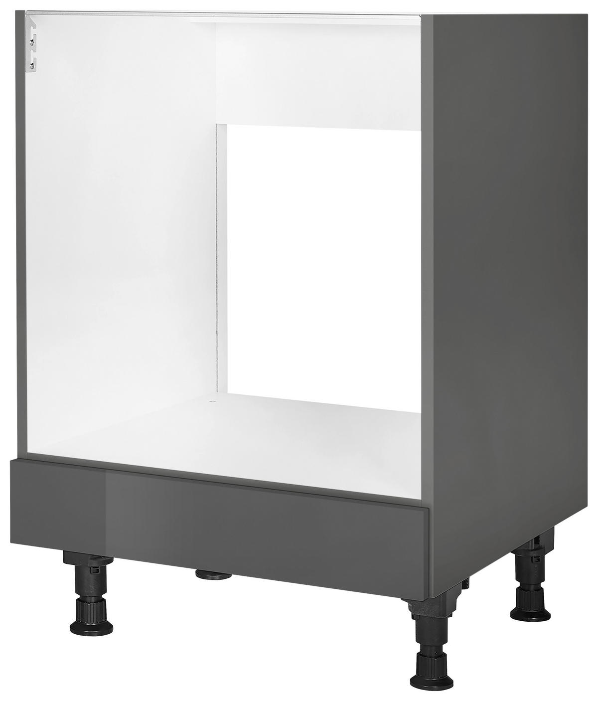 HERDUMBAUSCHRANK 60/87/56 cm  in Schieferfarben  - Schieferfarben, MODERN, Holzwerkstoff (60/87/56cm) - Nobilia