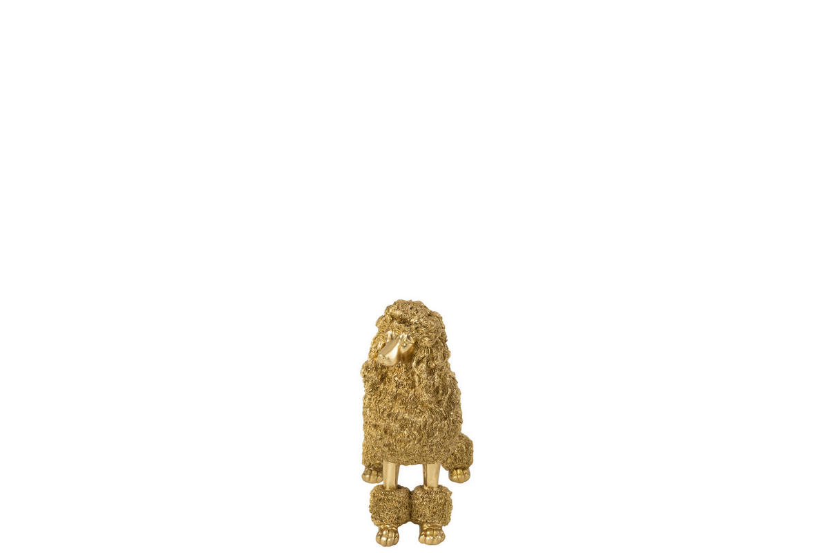 DEKOHUND - Goldfarben, Basics, Kunststoff (32/15/34cm)