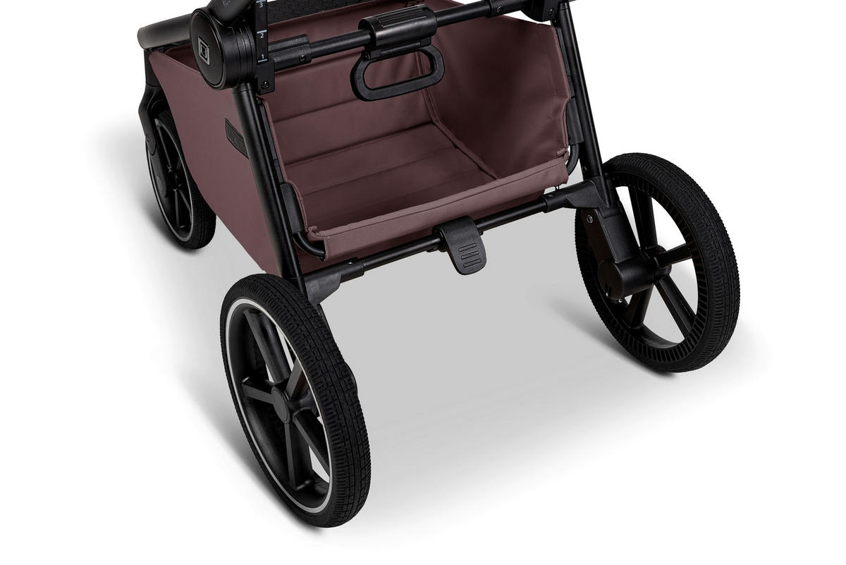KOMBIKINDERWAGEN  K26  Tonka  - Schwarz/Braun, Basics, Textil (96/57/114cm) - Moon
