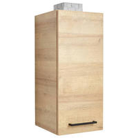 HÄNGESCHRANK 30/70/32,5 cm  - Eichefarben/Schwarz, MODERN, Glas/Holzwerkstoff (30/70/32,5cm) - Pelipal
