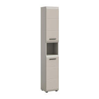 HÖGSKÅP  - svart/kashmir, Trend, trämaterial/plast (30/185/30cm) - MID.YOU