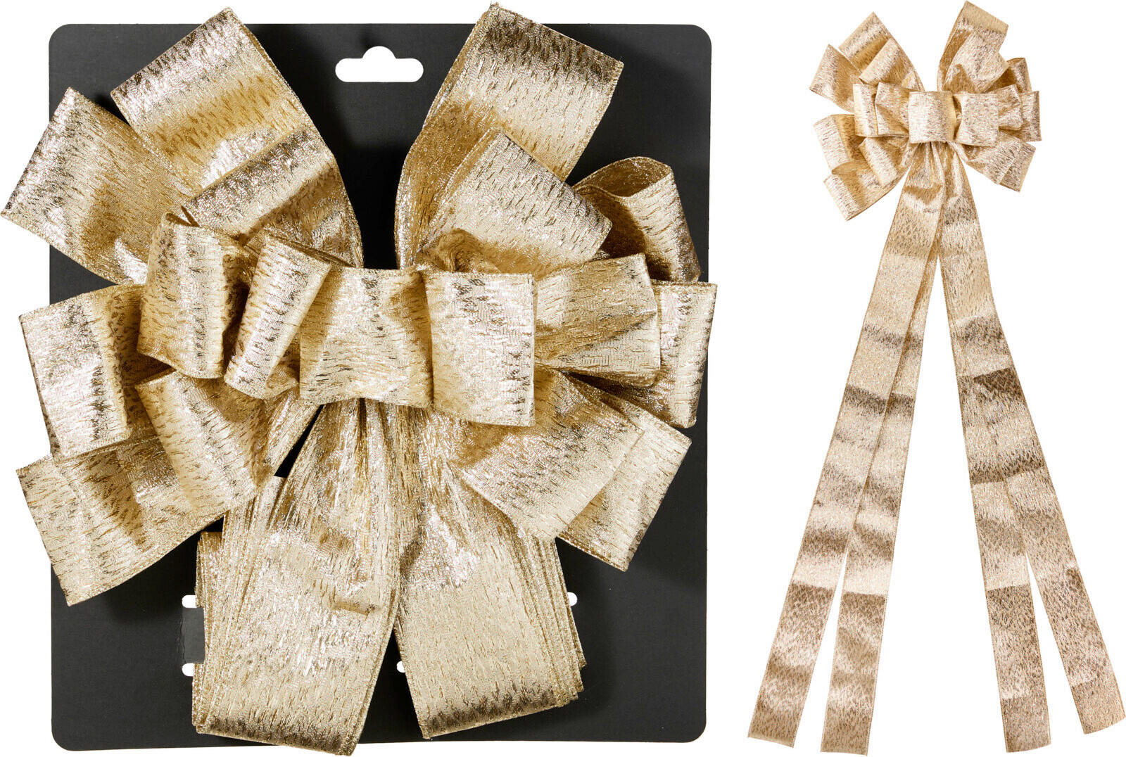 KARÁCSONYFACSÚCSDÍSZ - Pezsgő, Basics, textil (33cm)