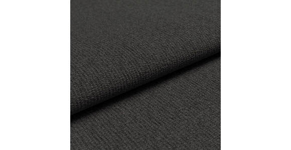 ECKSOFA  in Flachgewebe Anthrazit  175-224/255-365 cm  - Anthrazit/Schwarz, Design, Textil/Metall (175-224/255-365cm) - Dieter Knoll