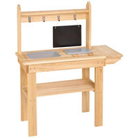 DEČJA KUHINJA - prirodna boja, Trendi, drvo/metal (80/36/96cm) - My Baby Lou