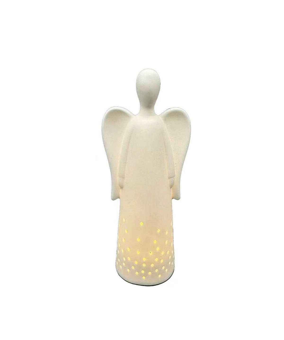 DEKORAČNÝ ANJEL - biela, Lifestyle, keramika (9/20/6cm) - X-Mas