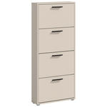 SCHUHKIPPER - Kaschmir/Schwarz, Design, Holzwerkstoff/Kunststoff (59/136/17cm) - Carryhome