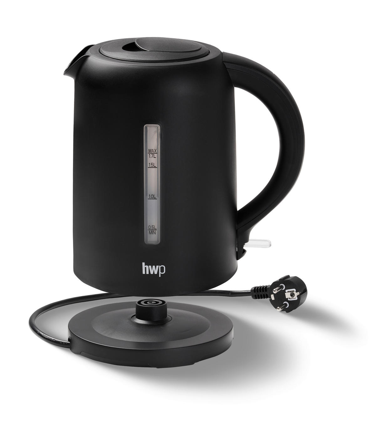 WASSERKOCHER 1.7 L  - Schwarz, Basics, Kunststoff/Metall (22,2/15,5/24cm) - Homeware Profession.