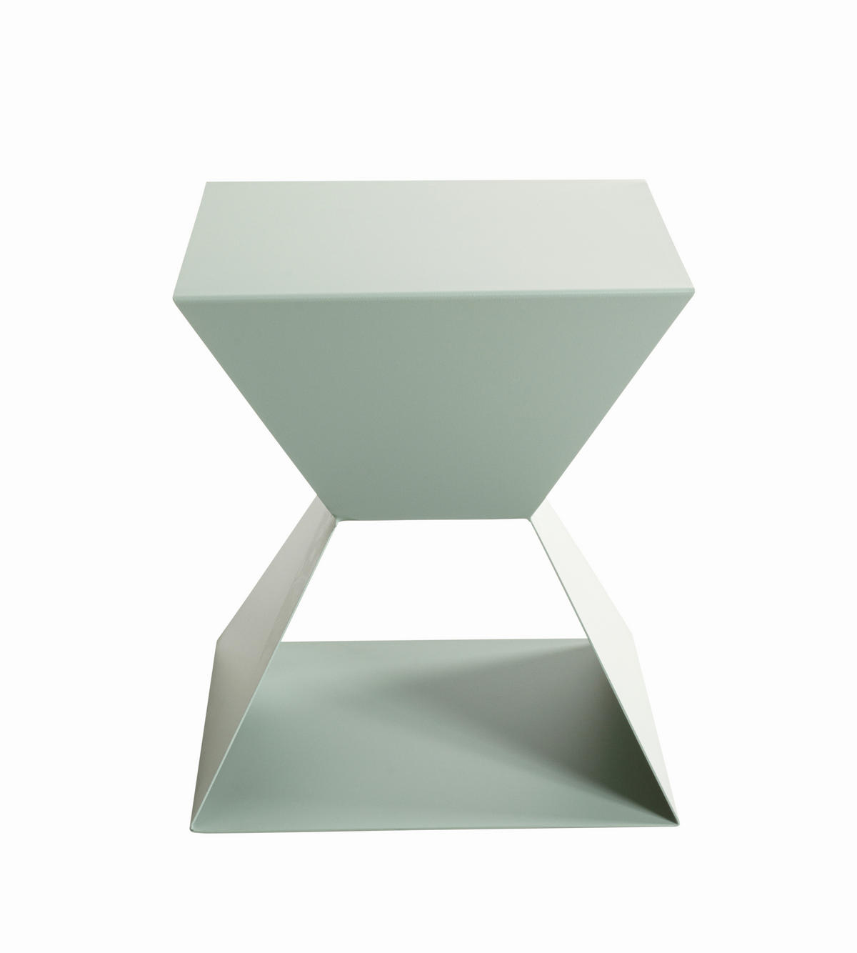 BEISTELLTISCH in Metall 40/40/45 cm  - Salbeigrün, Design, Metall (40/40/45cm)