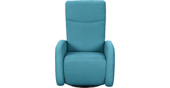 FERNSEHSESSEL in Textil Türkis - Türkis, Design, Textil (76/114/94cm) - Hom`in